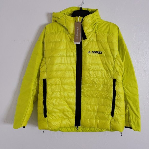 Adidas Terrex MyShelter Down Fill Hooded Jacket Women Sz Medium GM4785 New $300 - Picture 1 of 9